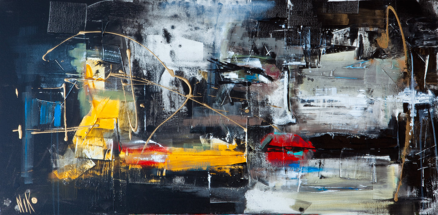 Nuit magique | Reproduction haute qualité sur plexiglass