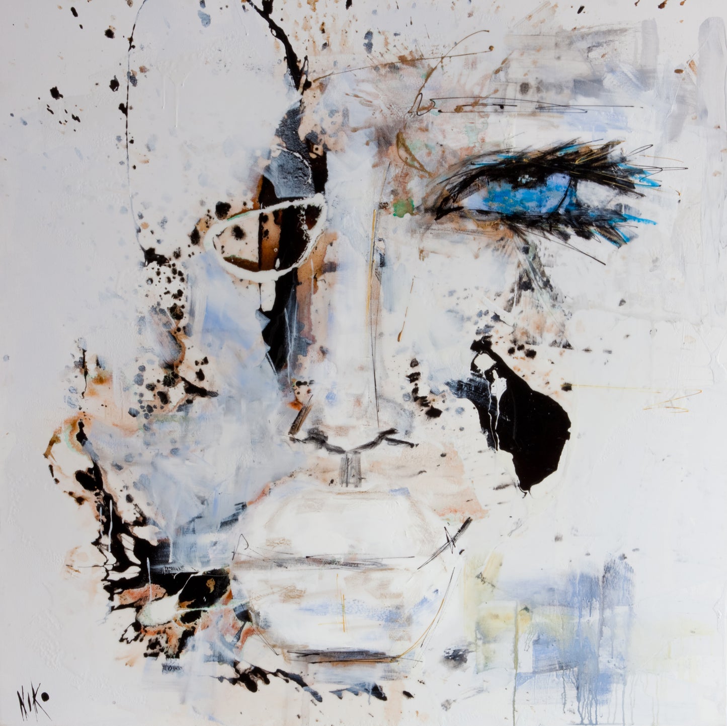 Panthere d'amour | Reproduction haute qualité sur plexiglass