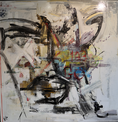 "1 2 3 GO" - A Bold Expression of Movement and Energy